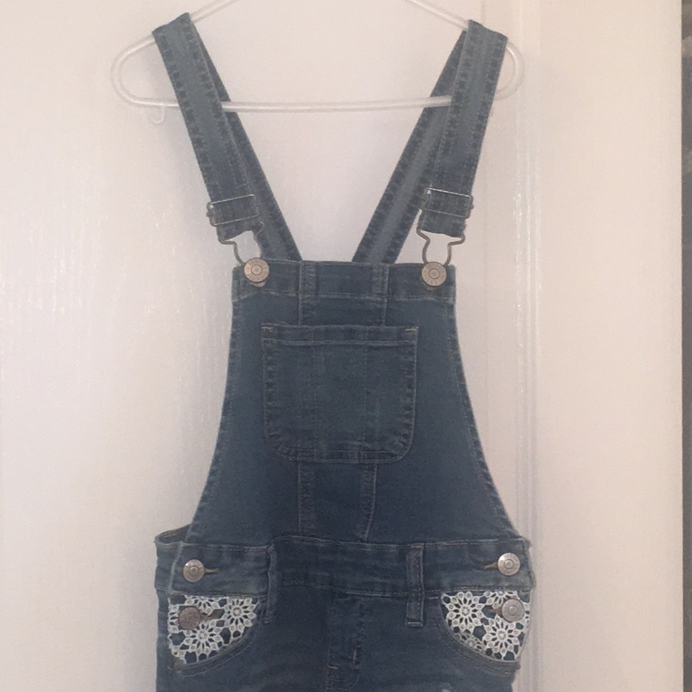 Justice overall girls size 6